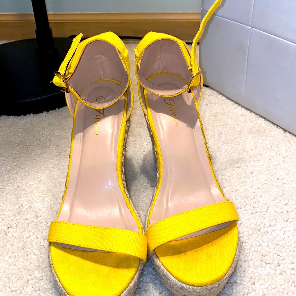 Just in time for summer yellow wedges